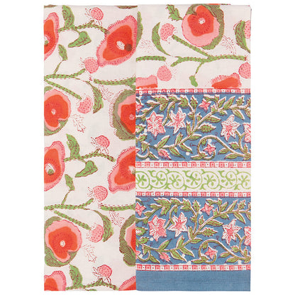 Heir loom 60' x 90' Block Print Tablecloth