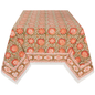 Heir loom 60' x 90' Block Print Tablecloth