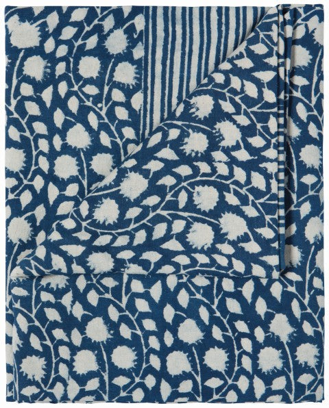 Heir loom 60' x 90' Block Print Tablecloth