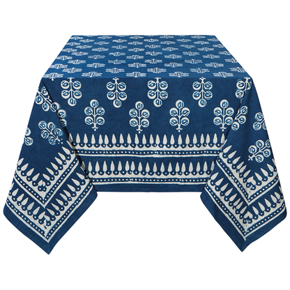 Heir loom 60' x 90' Block Print Tablecloth