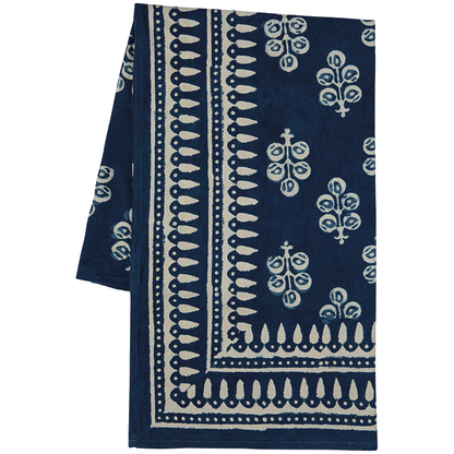 Heir loom 60' x 90' Block Print Tablecloth