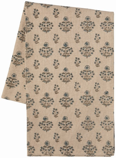 Heir loom 60' x 90' Block Print Tablecloth